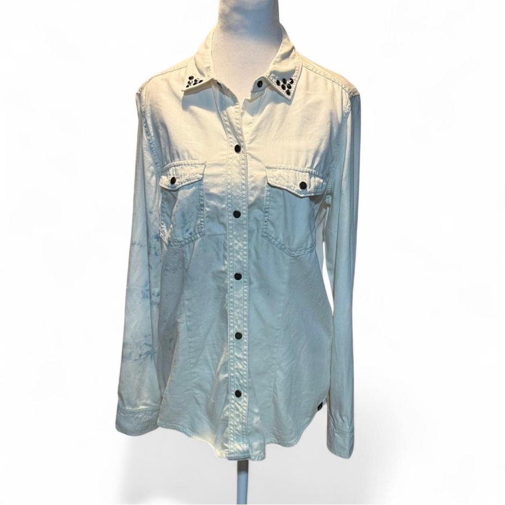 Rock Republic Long Sleeve Blouse Small P-P 20” Length 27”